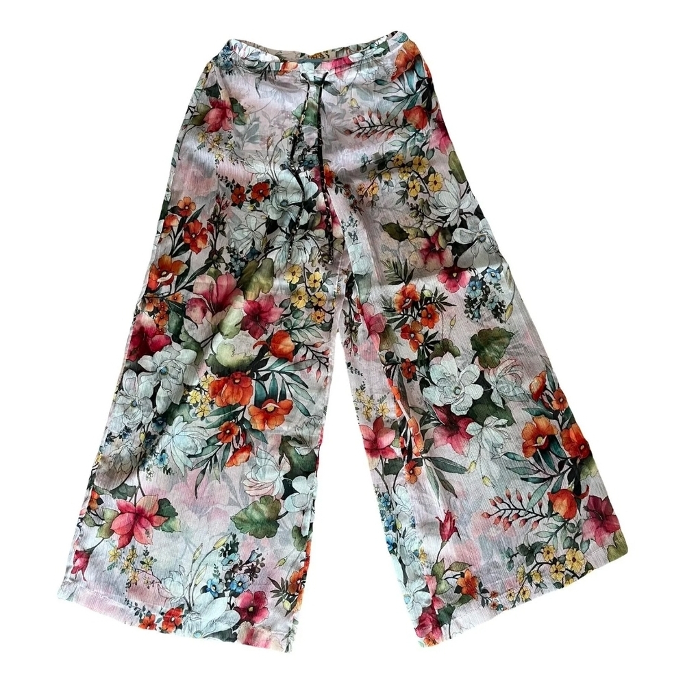 Blumarine Floral Print Beach Pants
